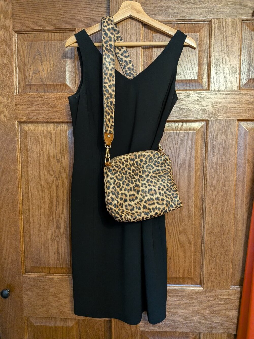 Jen & Co leopard crossbody purse